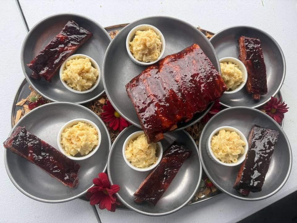 Award-winning smoked ribs and sides